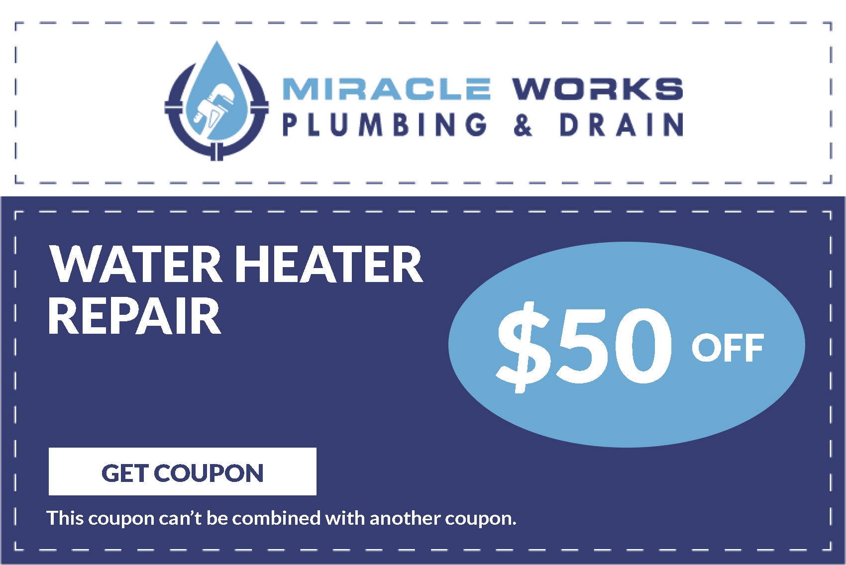 Water Heater Repair Coupon